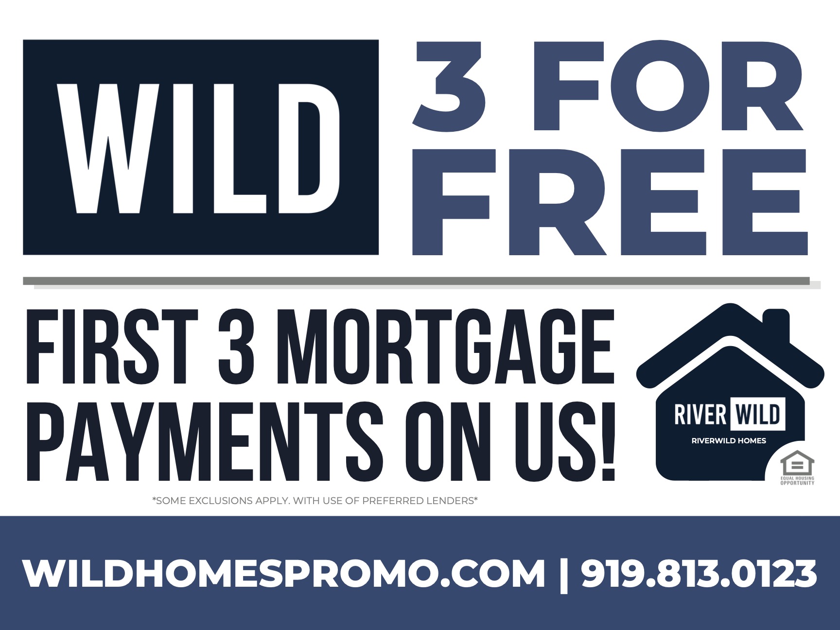 WILD 3 for Free Promo